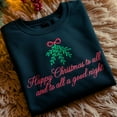 thumbnail image 1 of Merry Christmas to All Embroidered Sweatshirt, Happy Christmas To All Shirt, Embroidered Merry Christmas Sweatshirt, Women's Xmas Shirt, 1 of 5