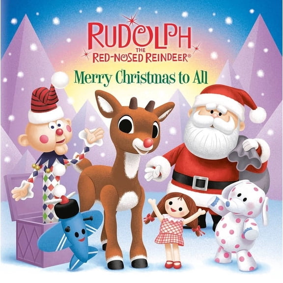 Merry Christmas to All (Rudolph the Red-Nosed Reindeer), (Board Book)