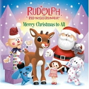 Merry Christmas to All Rudolph the Red-Nosed Reindeer, Board Book