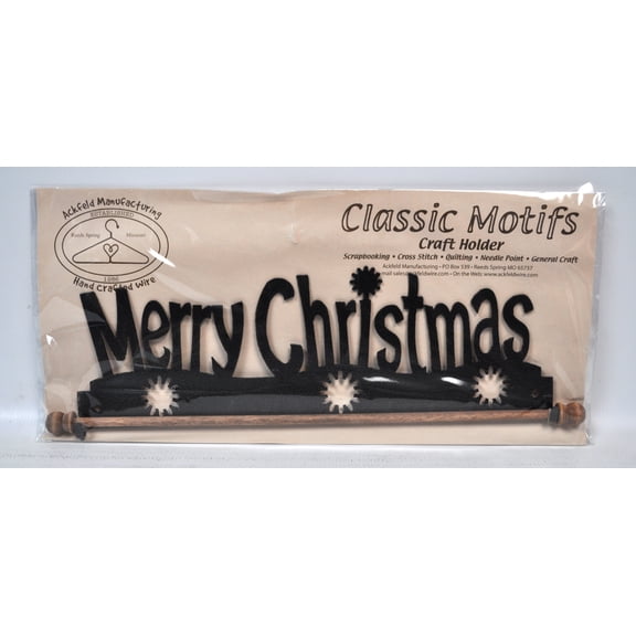 Merry Christmas with Dowel Holder