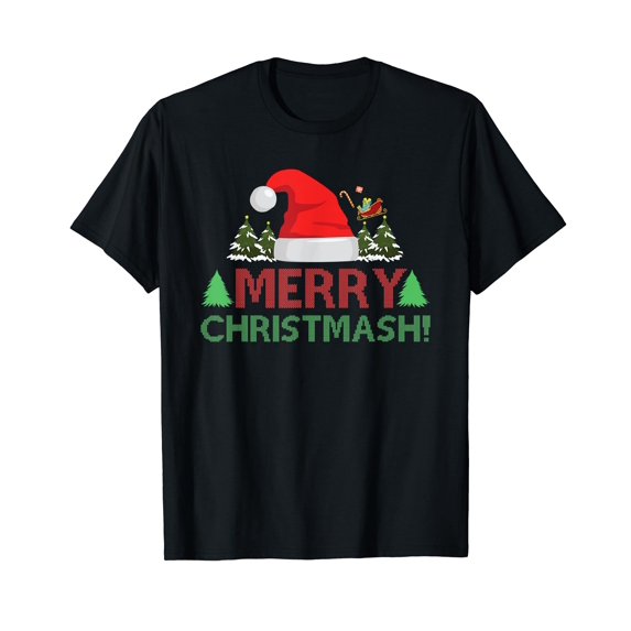 Merry Christmash! Ugly Christmas Sweater, USA Christmas 2023 T-Shirt