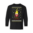 thumbnail image 1 of Merry Christmask Kids Long Sleeve Shirt Girls Boys Funny Santa T-Shirt Youth Holiday Gifts Merry Xmas Elf in Mask Santa Claus Christmas, 1 of 4