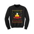 thumbnail image 1 of Merry Christmask Kids Sweater Girls Boys Toilet Paper Sweatshirt Youth Holiday Gifts Merry Xmas Car Santa's Helper Christmas Sweater New Year 2021, 1 of 4