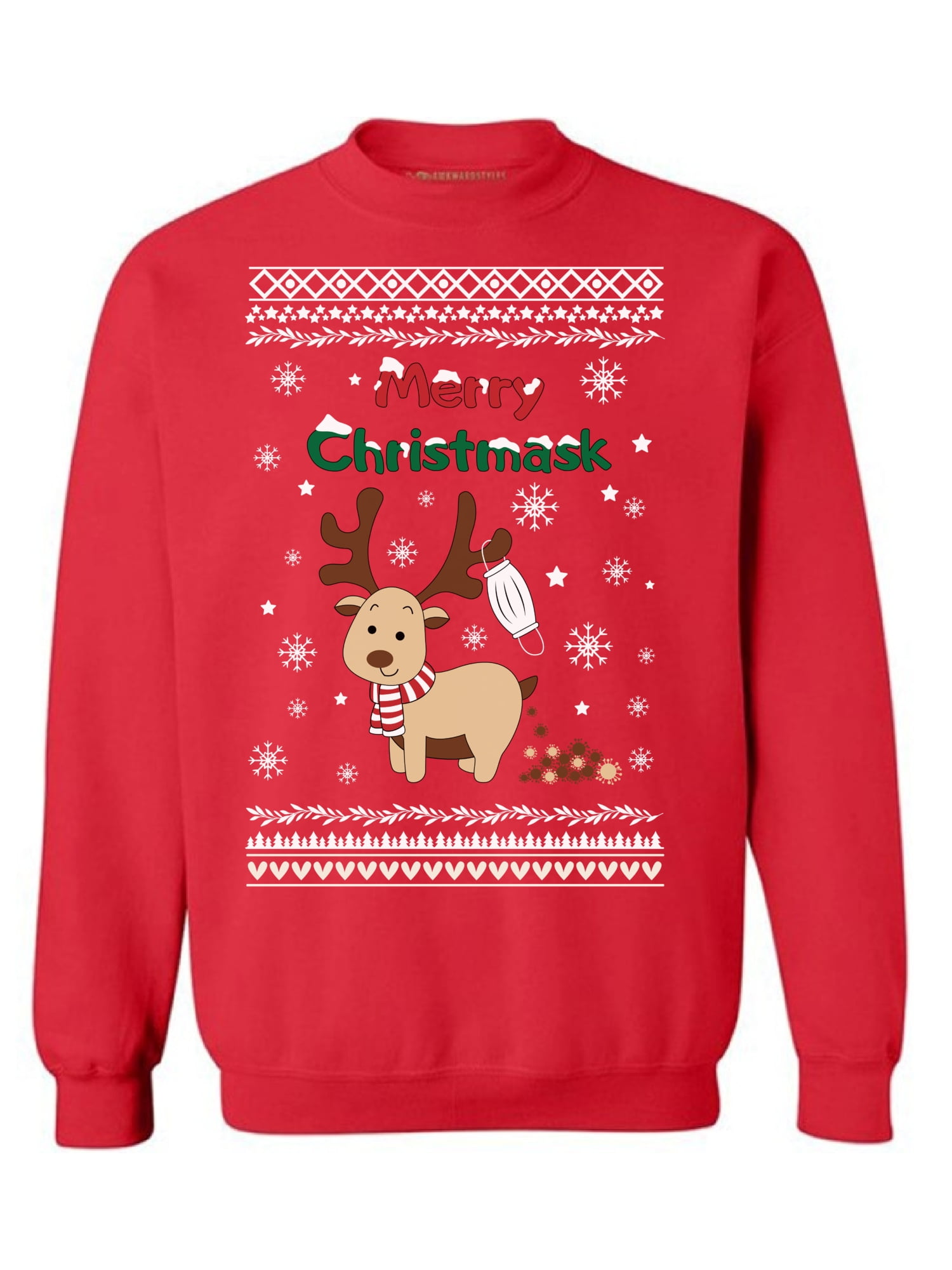 Knit Sweater Playboy Christmas Sweater EARS Christmas Sweater