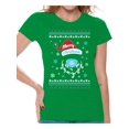 thumbnail image 1 of Merry Christmask T Shirts Happy Holidays T Shirt for Girlfriend Mom Wife Xmask Top Xmas Gifts Xmas 2020 Outfit Funny Santa Shirt for Women Christmas Tee for Her Merry Christmas T-Shirt, 1 of 4