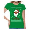 thumbnail image 1 of Merry Christmask T Shirts Happy Holidays T Shirt for Women Christmas Party Top Xmas Gifts Xmas 2020 Outfit Funny Santa Shirt for Women Christmas Tee for Her Merry Christmas T-Shirt, 1 of 4