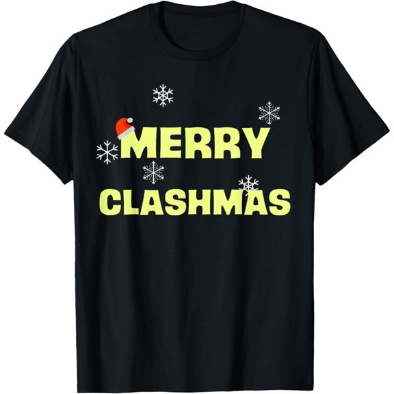 Merry Clashmas Christmas Holiday Clash T-Shirt T-Shirt