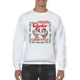 thumbnail image 1 of Merry Cluckin' Xmas - Funny Chicken Men's Sweatshirt, 1 of 4
