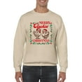 thumbnail image 1 of Merry Cluckin' Xmas - Funny Chicken Men's Sweatshirt, 1 of 4