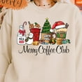 Merry Coffee Club Shirt, Christmas Coffee Shirt, Coffee Lover Gift