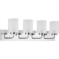 thumbnail image 1 of Merry Collection Four-Light Etched Glass Bath Vanity Wall Light, 1 of 5