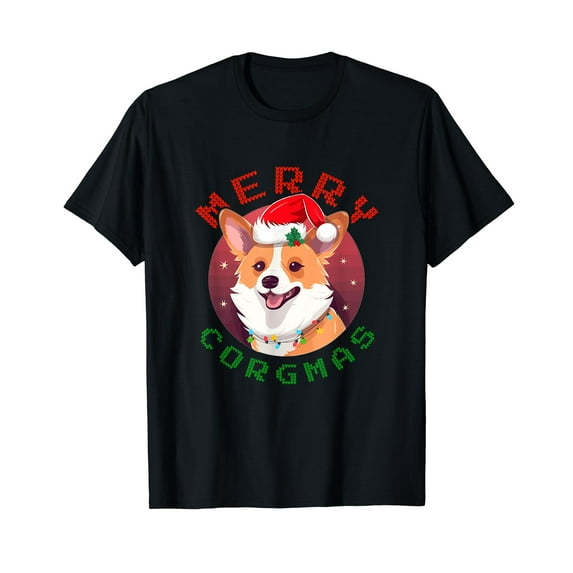 Merry Corgmas Corgi Christmas Pajama T-Shirt