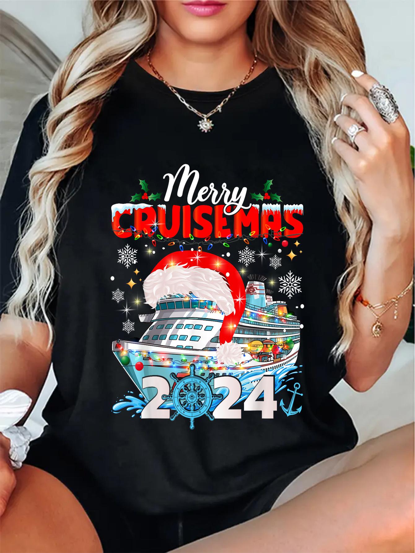Merry Cruisemas 2024 Holidays Family Christmas Cruise TShirt
