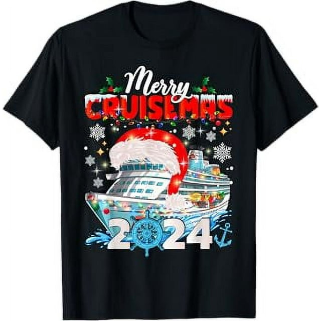 Merry Cruisemas 2024 Holidays Family Christmas Cruise TShirt