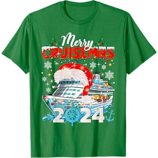 Merry Cruisemas 2024 Holidays Family Christmas Cruise TShirt