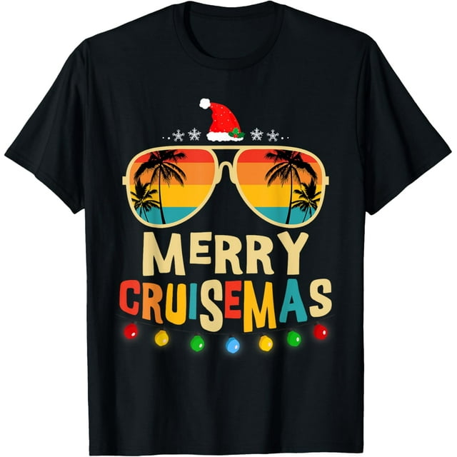 Merry Cruisemas 2025 Christmas Santa Reindeer Cruise TShirt