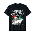 thumbnail image 1 of Merry Cruisemas Cruise Ship Family Christmas Funny Black T-Shirt, 1 of 5