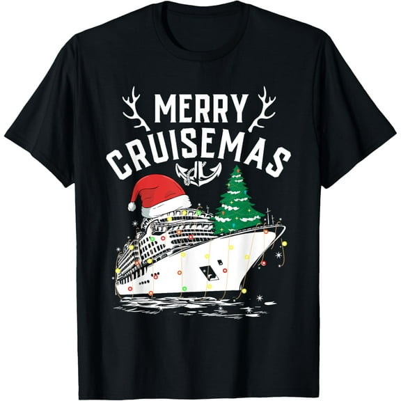 Merry Cruisemas Cruise Ship Family Christmas Funny T-Shirt