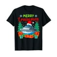 thumbnail image 1 of Merry Cruisemas Family Cruise Christmas Funny Boat Trip Black T-Shirt, 1 of 5