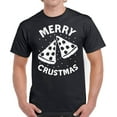 thumbnail image 1 of Merry Crustmas Pizza Christmas Shirts Xmas Gift Shirt for Men - S M L XL 2XL 3XL 4XL 5XL Xmas Graphic Tee - Merry Christmas Tee T-Shirt Mens, 1 of 2