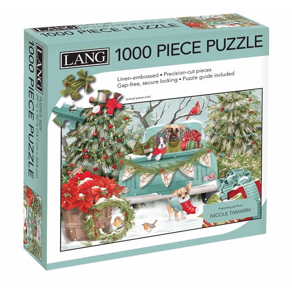 Lang Brands, Merry Dogs 1000 Piece Puzzle
