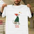 thumbnail image 1 of Merry Dolly Christmas Funny Holiday Party Retro Country Music Graphic G486 Unisex T-Shirt, Up to Size 5XL, 1 of 2