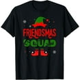 thumbnail image 1 of Merry Elf Friendsmas Theme Squad Matching Christmas Funny T-Shirt, 1 of 4