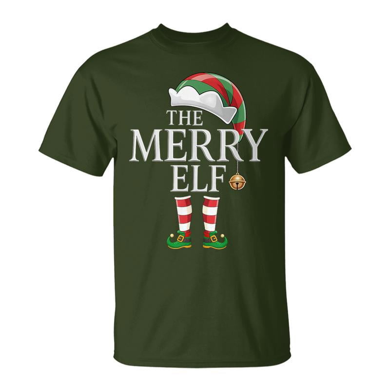 Merry Elf Squad Christmas Matching Xmas Party Elf TShirt