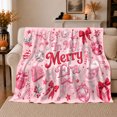 thumbnail image 1 of My Merry Era Christmas Theme, Festive Holiday Scene, Warm Flannel Blanket for Living Room and Family Room with Detailed Artwork, Art Lovers Christmas Gift, Festive Home Decor, 1 of 9