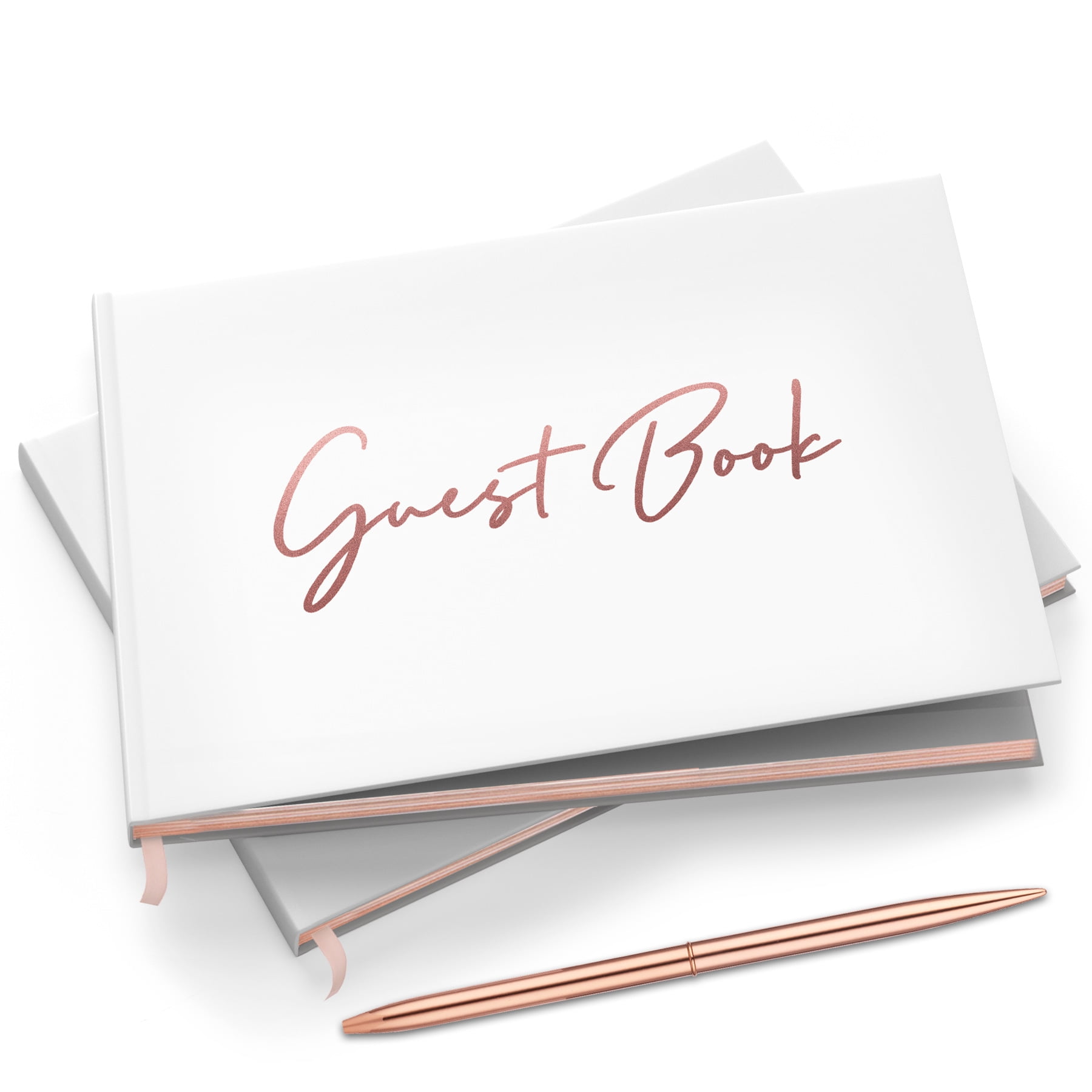 Wedding Guest Book - Perfect Guest Book Weddings Reception, Baby Shower, Polaroid Guest Book for Wedding and Special Events - 100 Blank Pages for