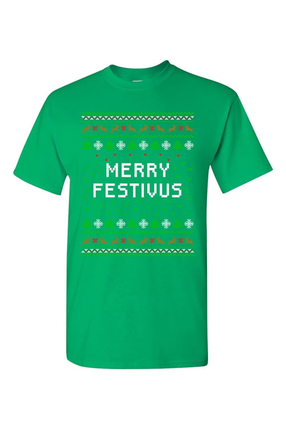Ugly Christmas Season Parody Funny DT Adult T-Shirt Tee