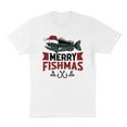 thumbnail image 1 of Merry Fishmas Shirt Unisex 3X-Large White, 1 of 5