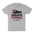 thumbnail image 1 of Merry Fishmas Shirt Unisex X-Small Grey, 1 of 5