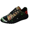thumbnail image 1 of Merry Fishmas Tree ChriStas Shoes Sneakers Black Size 8.5, 1 of 7