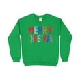 thumbnail image 1 of Merry Glitter Christmas Sweatshirt, Christmas Crewneck, Christmas Gifts for Women, Holiday Sweater, Womens Winter Shirt, Xmas, 1 of 10