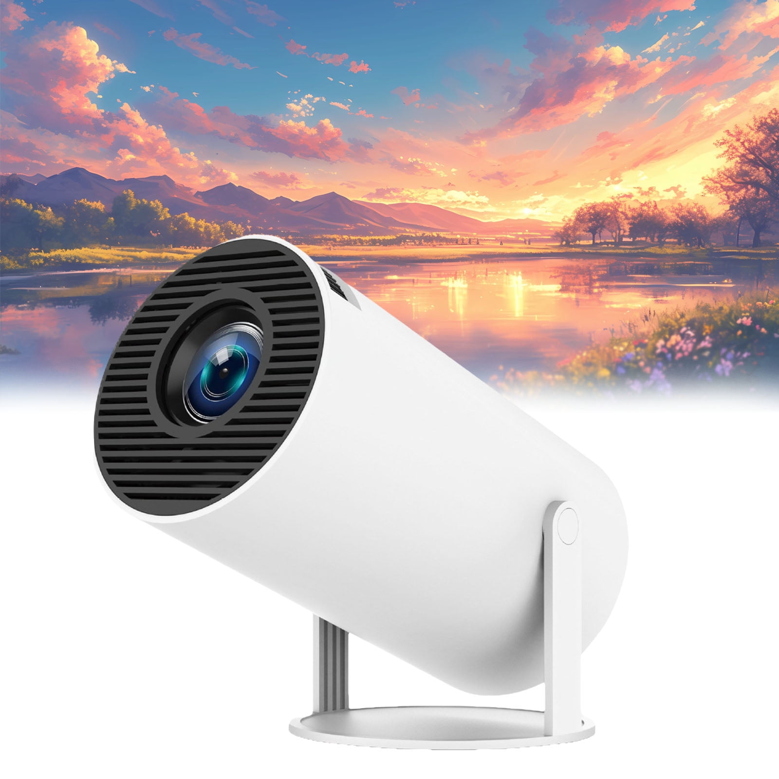 Projector Keystone Merry Glow Christmas Projector, 4K HD Smart Projector, With WiFi And ...