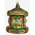 thumbnail image 1 of Merry Go Round Carousel Polish Glass Christmas Ornament Holiday Tree Decoration, 1 of 6