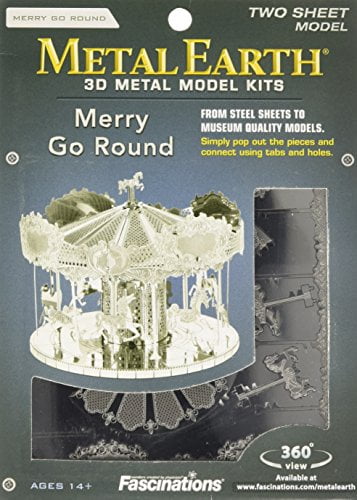 FASCINATIONS Merry Go Round, Metal Earth Model Kit