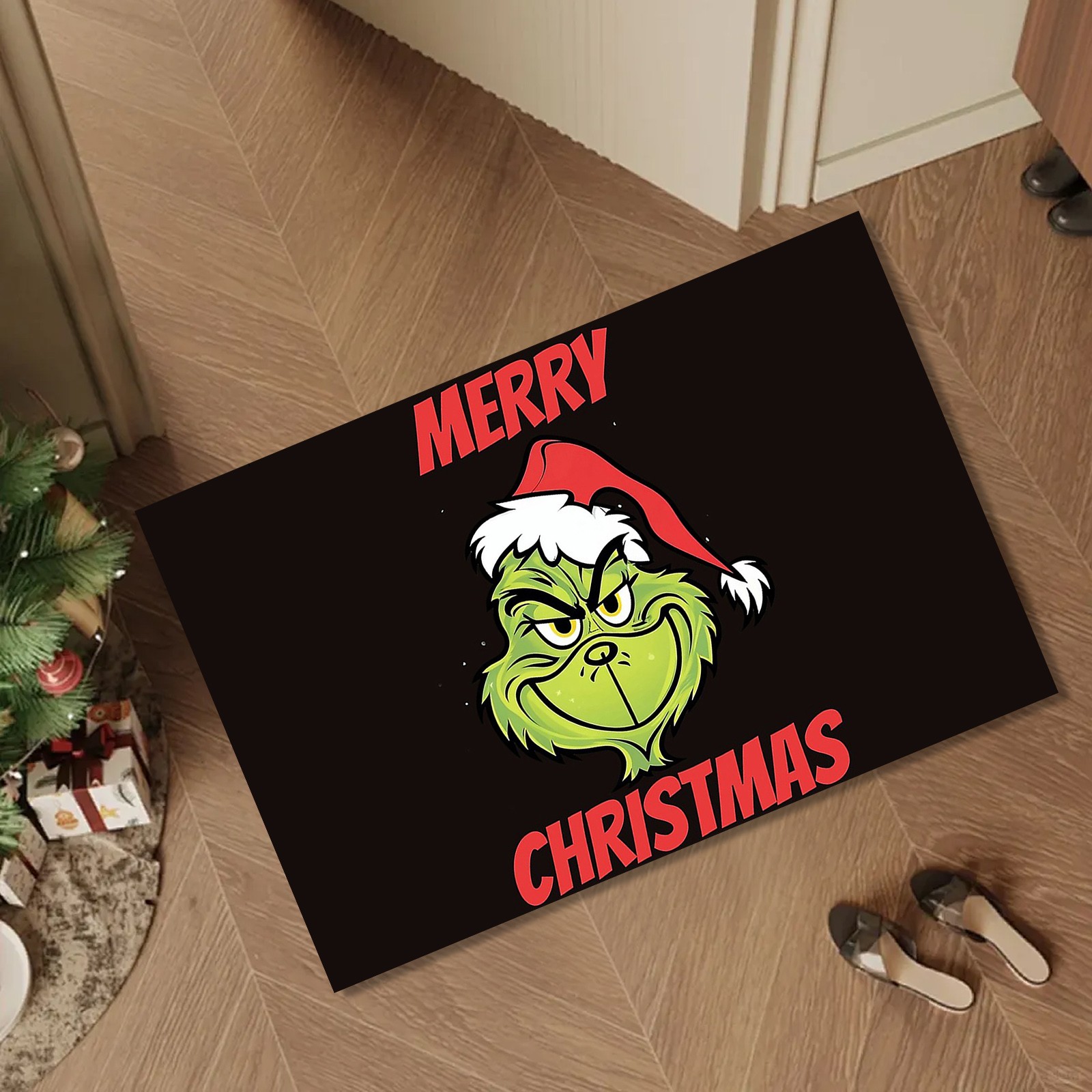 Merry Grinch Mas Outdoor Doormat, the Grinch Outdoor Christmas Decor ...