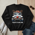 thumbnail image 1 of Merry Jeepmas Offroad Vehicle Lover Holiday Adventure Fun Sweatshirt, up to Size 5XL, 1 of 2