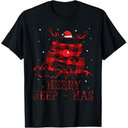 Merry Jeep-Mas Jeep Ugly Christmas Sweater T-Shirt Merry Jeep-Mas Jeep Ugly Christmas Sweater T-Shirt