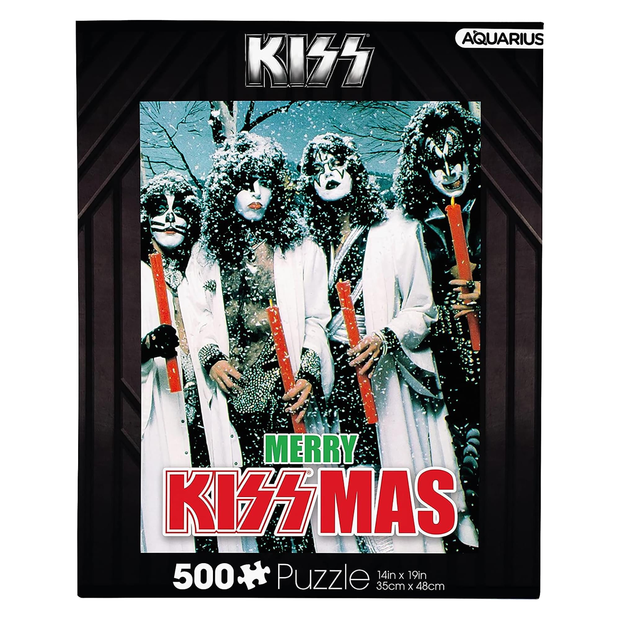 Merry Kissmas 500 Piece Jigsaw Puzzle - Walmart.com