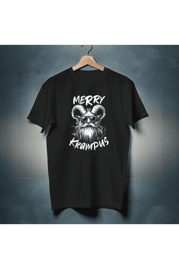 Merry Krampus Mythical Creature Holiday Horror Kids Adults Unisex T-Shirt up to size 5XL