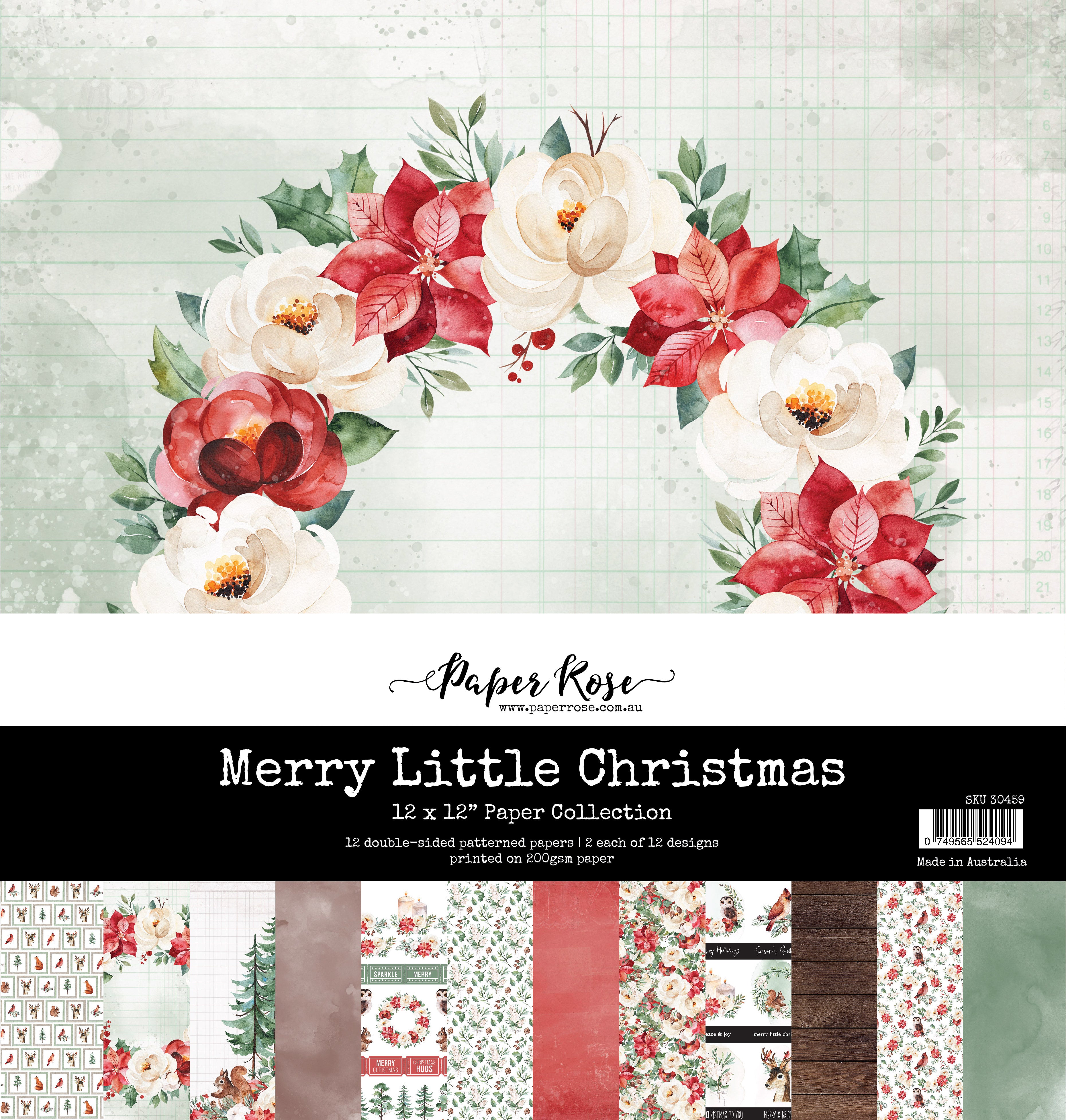 Merry Little Christmas 12x12 Paper Collection 30459 - Walmart.com