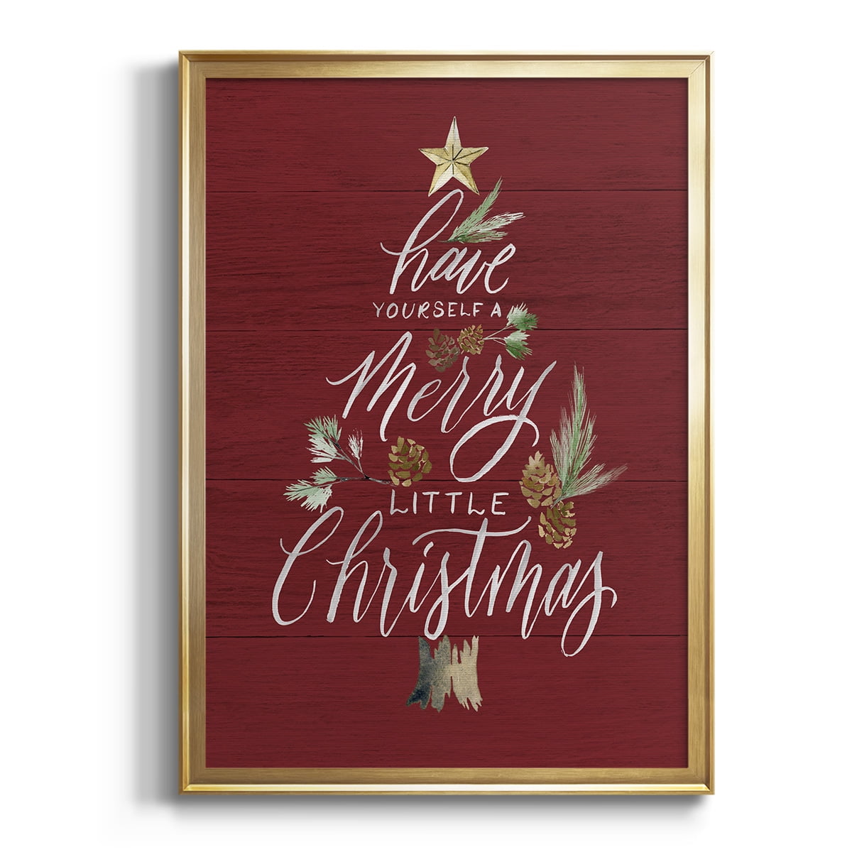 Merry Little Christmas Premium Classic Framed Print - Ready to Hang