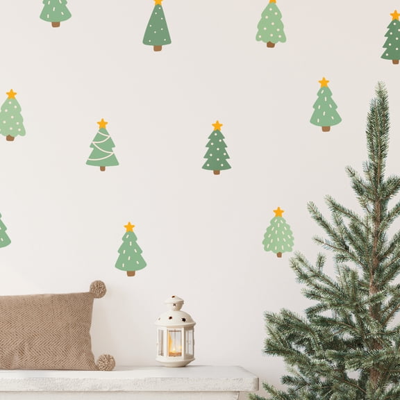 Merry Little Christmas Wall Decals & Stickers | Reusable, Removable Holiday Wall Dcor
