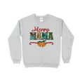 thumbnail image 1 of Merry Mama Sweatshirt, Christmas Mom Shirt, Cute Christmas Sweater, Leopard Print Xmas top, Women's Holiday Graphic Tee, 1 of 11