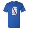 thumbnail image 1 of Merry Merry Christmas Sarcastic Humor Graphic Novelty Funny Tall T Shirt, 1 of 5