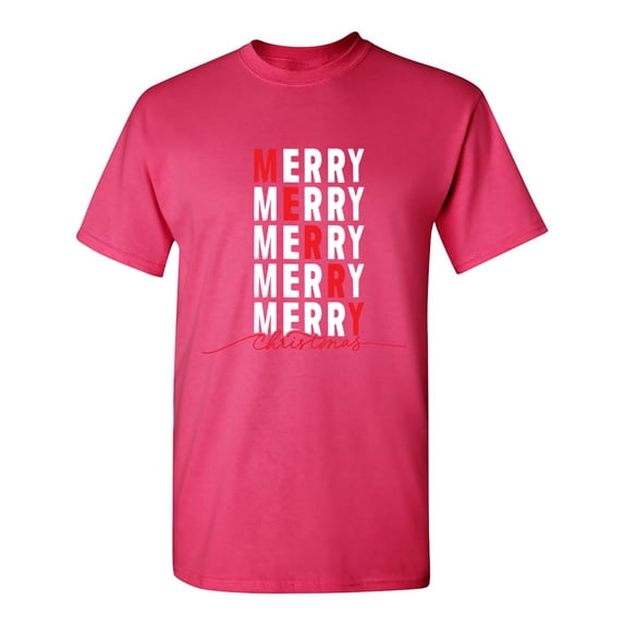 Merry Merry Christmas Sarcastic Humor Graphic Novelty Funny Youth T Shirt