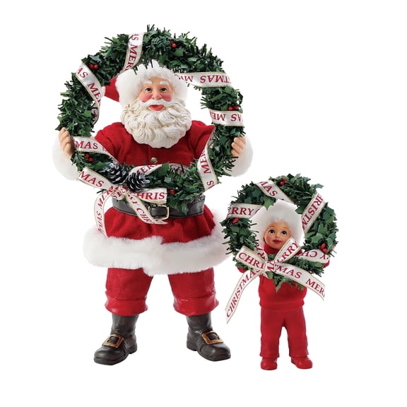 Department 56 Possible Dreams Santa Claus Merry Merry Multicolor Christmas Figurine 12in H